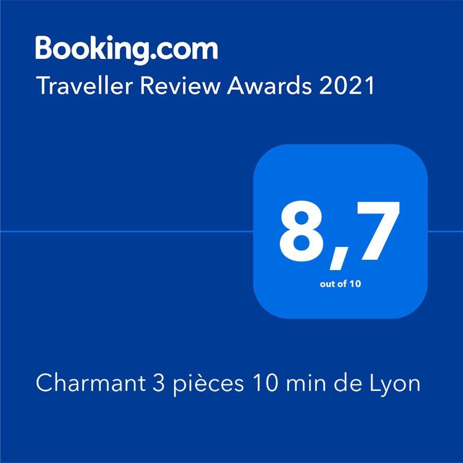 Charmant 3 Pieces 10 Min De Lyon Villeurbanne Eksteriør billede